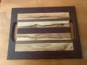 自作の木のまな板（完成品）